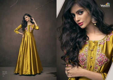 BellePoshak | Soft Tapeta Silk Fancy Gowns