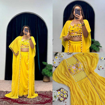 BellePoshak | Georgette Fancy Lehenga