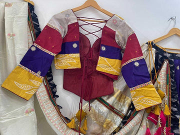 BellePoshak | Handloom Silk Fancy Lehenga