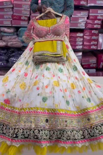 BellePoshak | Georgette Fancy Lehenga