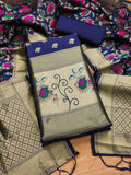 BellePoshak | Banarasi Soft Silk Unstitched Suits,                                                                   ...