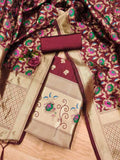 BellePoshak | Banarasi Soft Silk Unstitched Suits,                                                                   ...