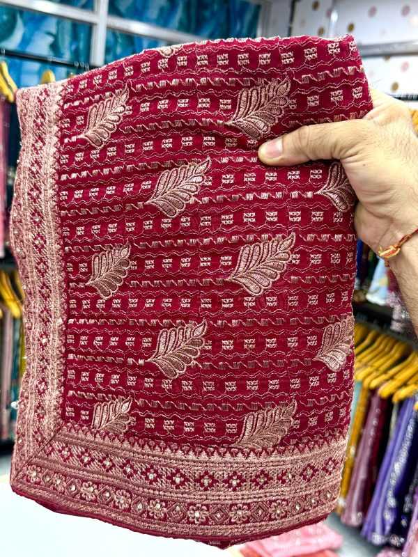 BellePoshak | Burberry Silk Embroidered Sarees,                                                                      ...