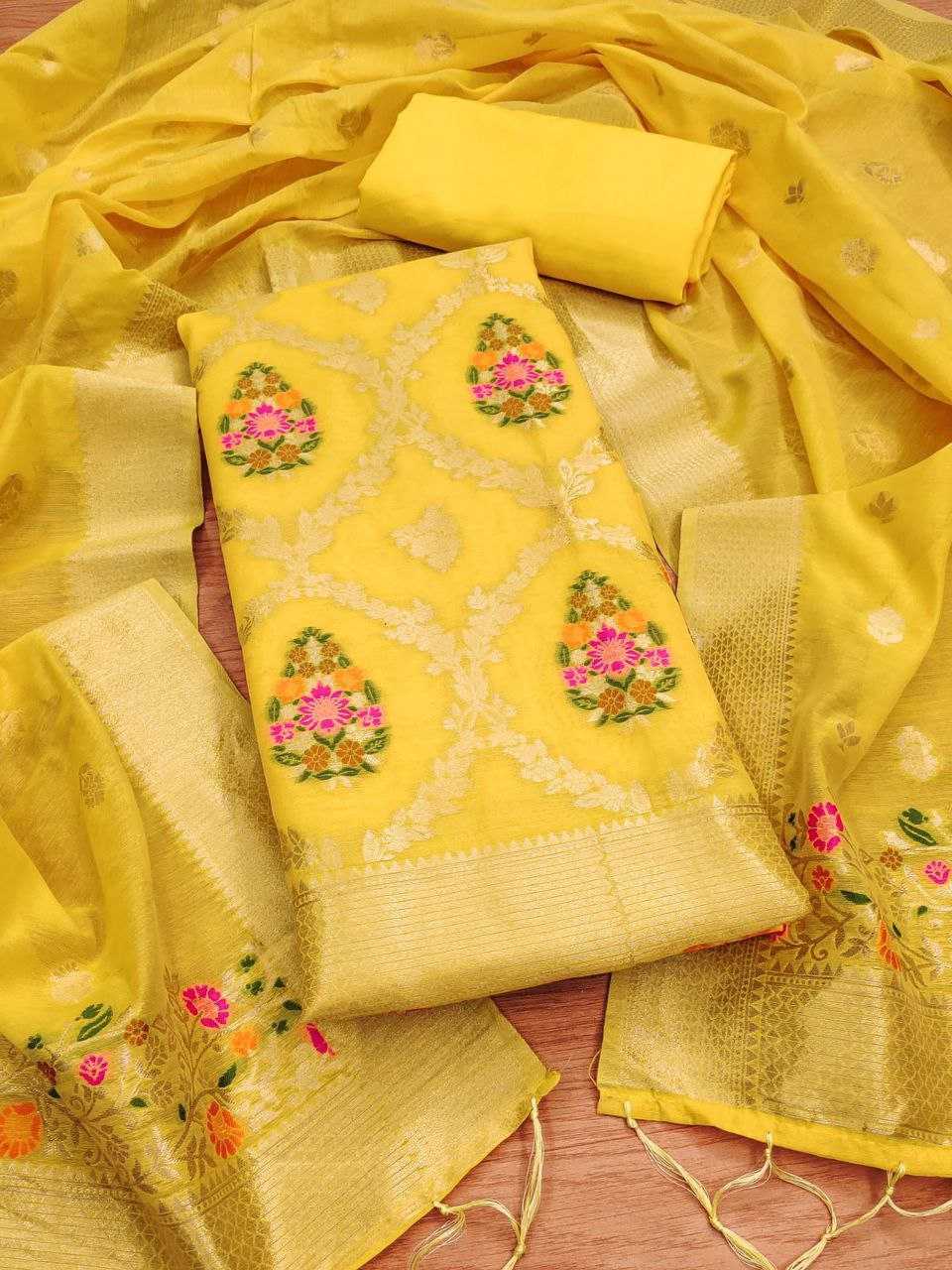 BellePoshak | Chanderi Silk Ladies Suits,                                                                            ...