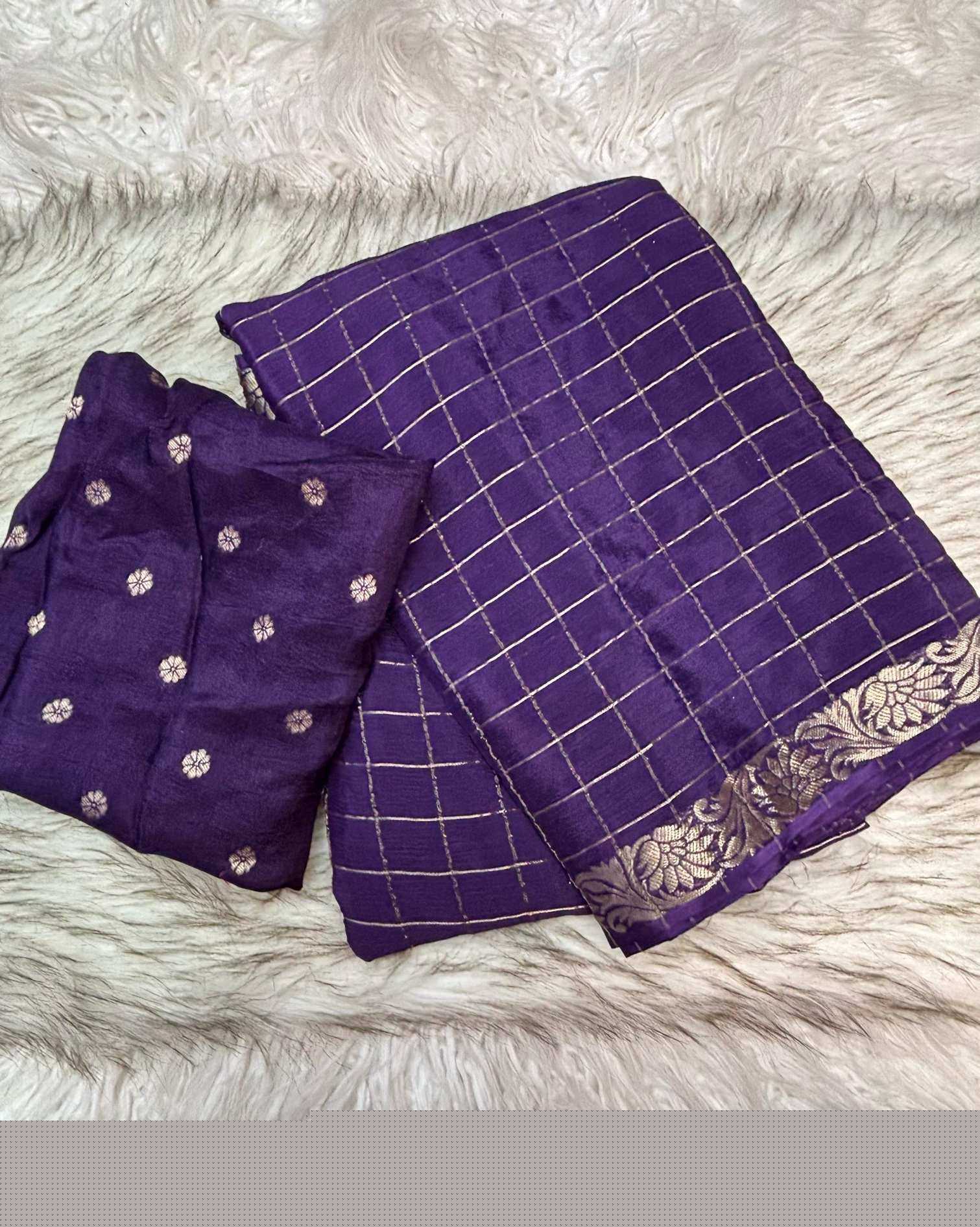 BellePoshak | Chinon Banarasi Silk Sarees,                                                                           ...
