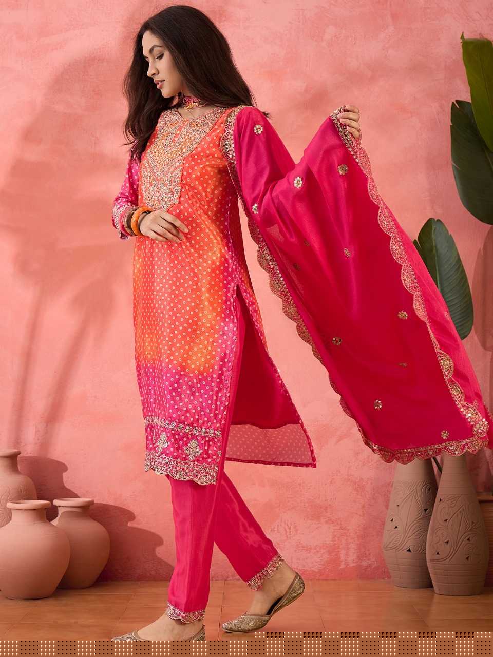 BellePoshak | Chinon Silk Ladies Suits,                                                                              ...