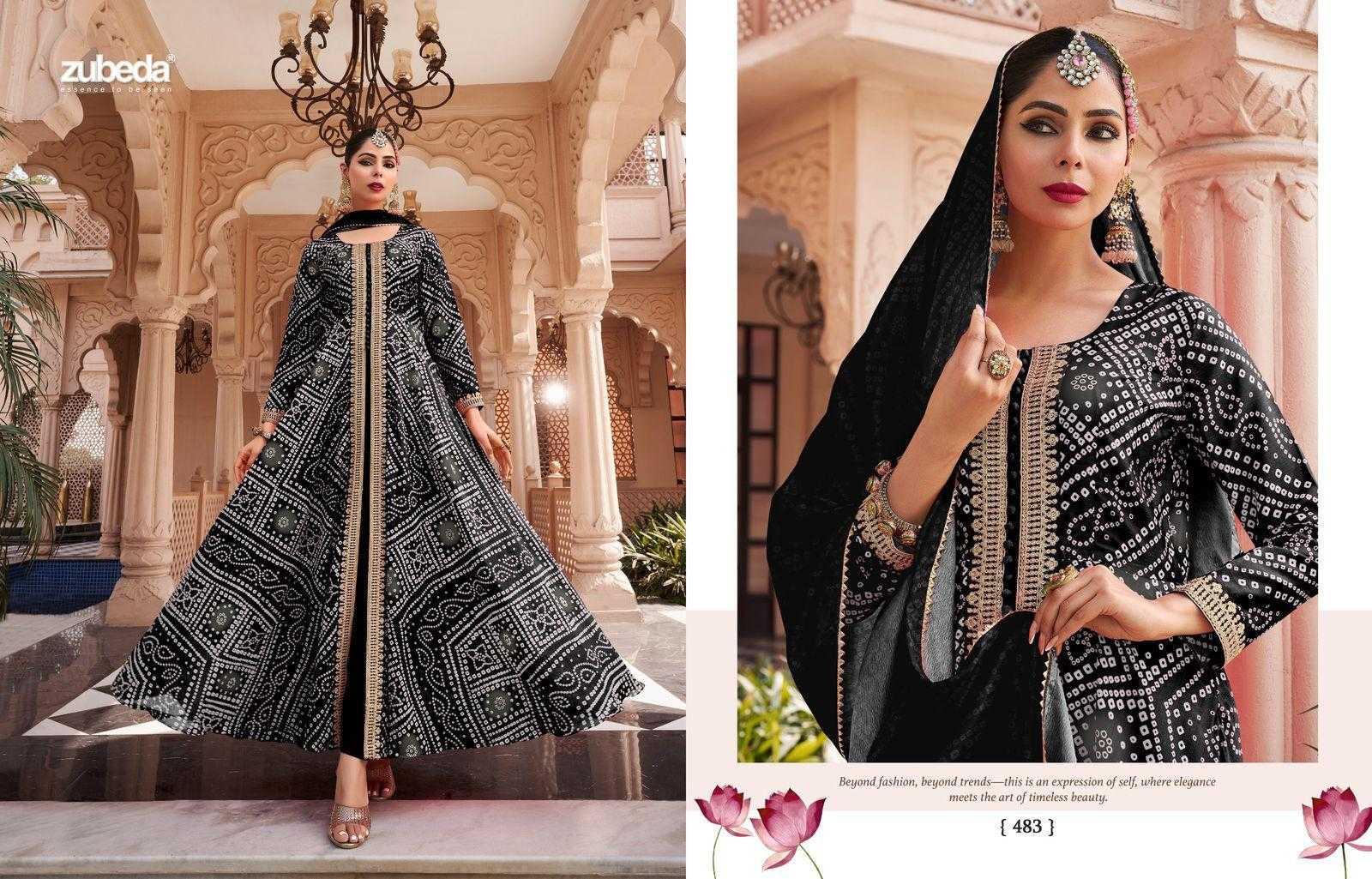 BellePoshak | Chinon Silk Indo-Western Gown With Jacket,                                                             ...