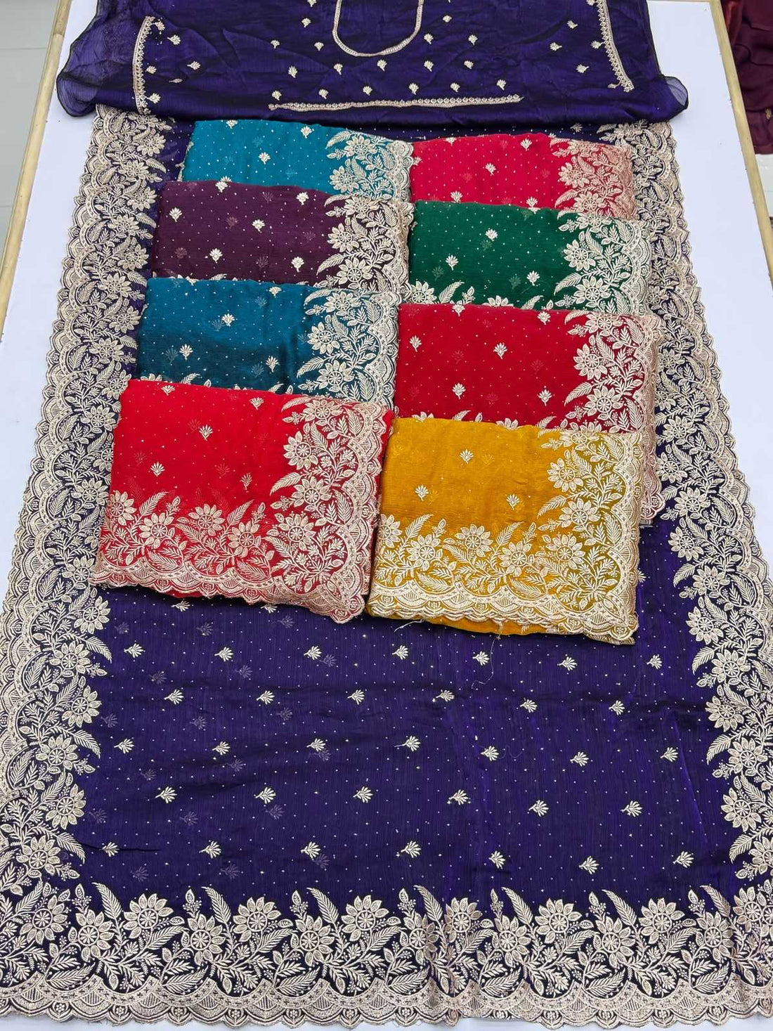 BellePoshak | Fancy Stone Work Saree,                                                                                ...