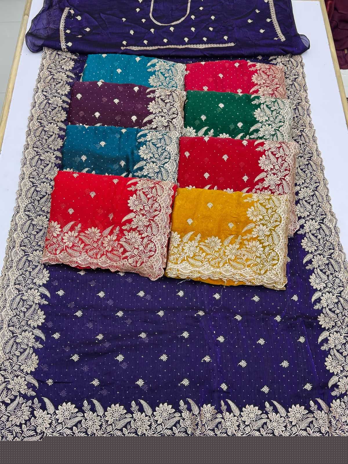 BellePoshak | Fancy Stone Work Saree,                                                                                ...
