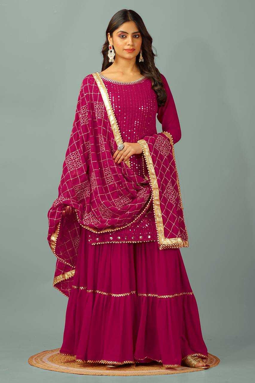 BellePoshak | Faux Georgette Embroidery Suits,                                                                       ...