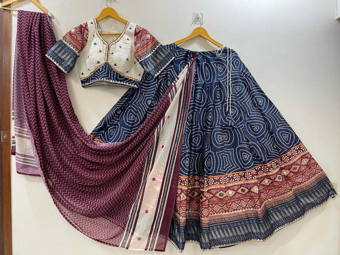 BellePoshak | Gajji Silk Fancy Lehenga,                                                                              ...