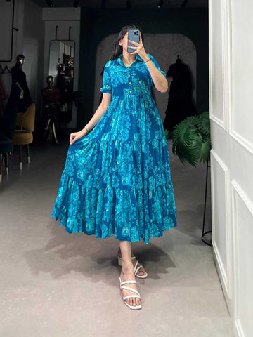 BellePoshak | Georgette Printed Gowns