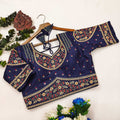 BellePoshak | Milan Silk Sequence Embroidery Blouse,                                                                 ...
