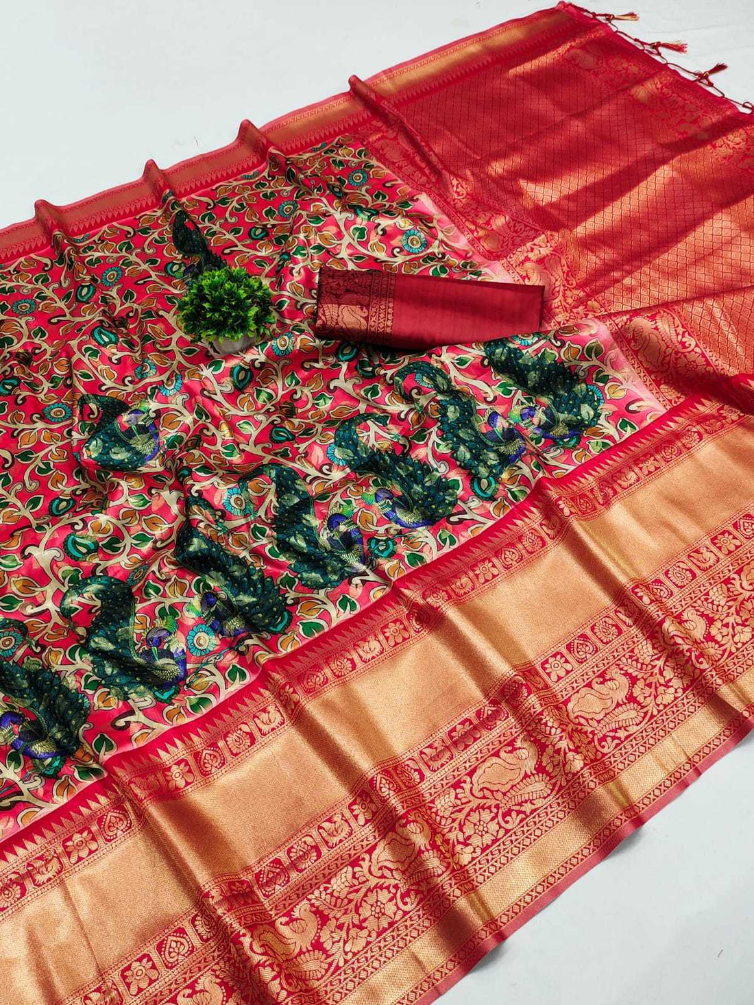BellePoshak | Soft Silk Kalamkari Sarees,                                                                            ...