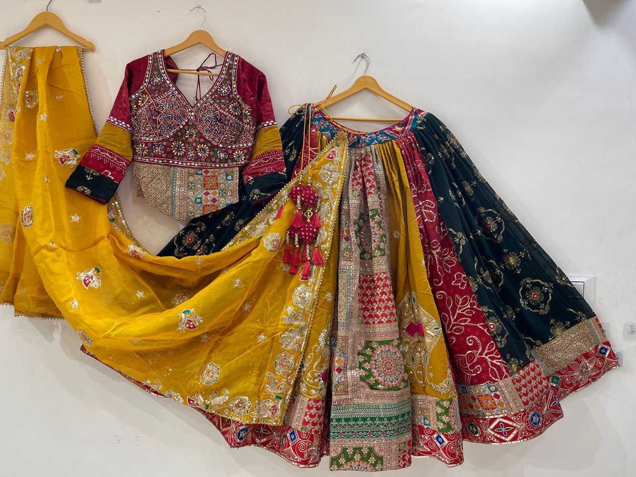BellePoshak | Tissue Silk Fancy Lehenga