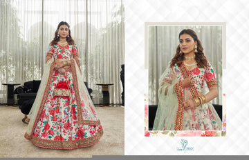 BellePoshak | Velvet Net Fancy Lehenga,                                                                              ...