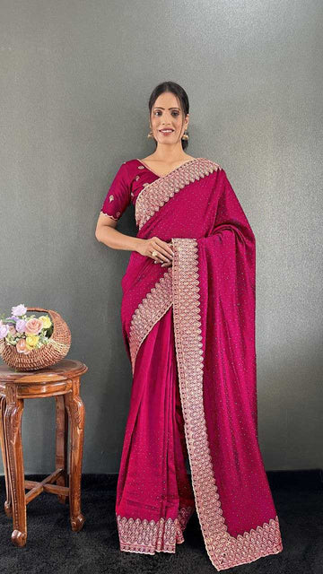 BellePoshak | Vichitra Silk Ready To Wear Sarees,                                                                    ...